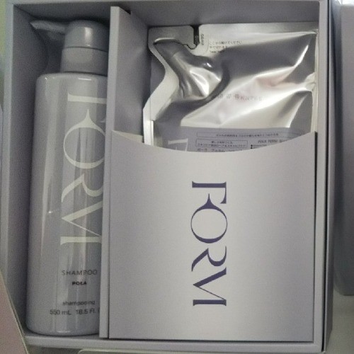 折扣返券pola限定form洗发水防脱发550ml本体500ml替换套装シャンプー